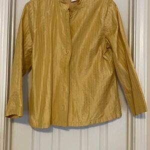 Women’s Chico Yellow size 2 button up jacket
